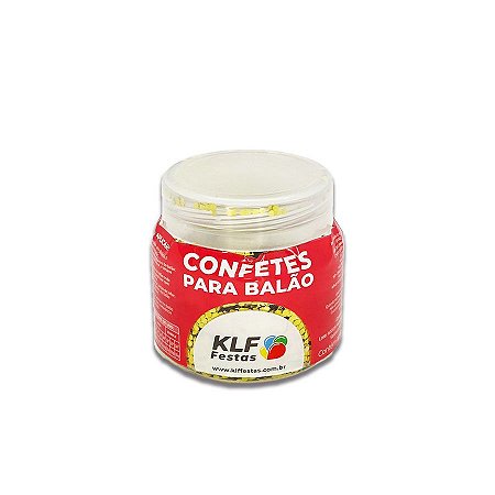 Confete Metalizado Redondo 50g - Ouro - 1 unidade - Rizzo
