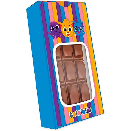 Caixa para Tablete de Chocolate - Bolofofos - 10 unidades - Festcolor - Rizzo