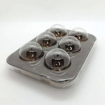 Blister 6 Brigadeiros Chocolate - 10 unidades - Rizzo