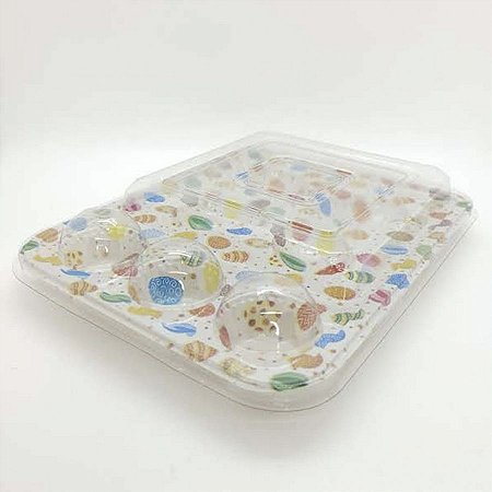 Blister 3 Brigadeiros e 1 fatia de bolo - Ovo - 10 unidades - Rizzo
