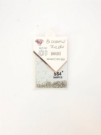 Strass Diamante Dourado/Nacarado - SS4 - 1 unidade - Rizzo