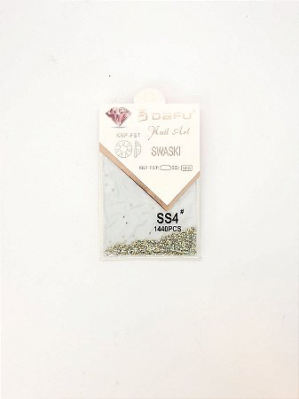 Strass Diamante Prata/Dourado - SS4 - 1 unidade - Rizzo