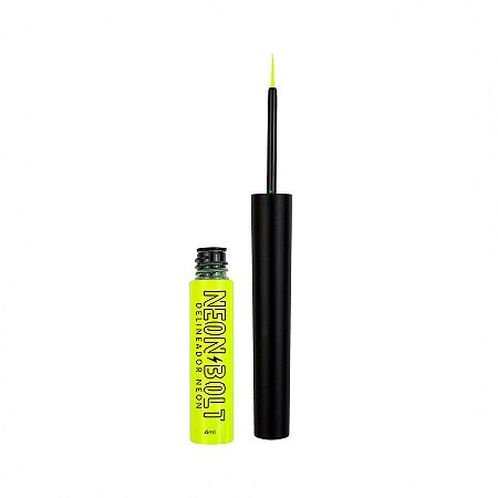 Delineador Líquido Neon Amarelo 4ml - 1 unidade - Rizzo