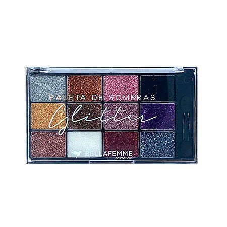 Paleta de Sombras Glitters - 1 unidade - Rizzo