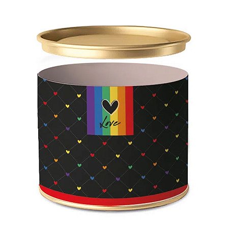Lata para Bombons Pride 7 x 10 cm  - 1 unidade - Cromus Páscoa - Rizzo