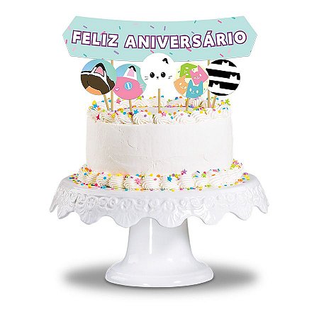 Vela Topo De Bolo De Aniversário Festa Comemoração Decoração Tema Safari  Desenho Infantil Criança