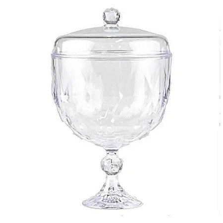 Taça Americana - Diamante Com Tampa - 1,250 ml - 1 unidade - BlueStar - Rizzo
