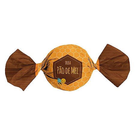 Papel Trufa 14,5 x 15,5 cm - Pão De Mel - 100 unidades - Cromus