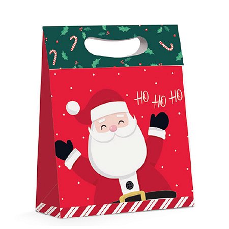 Caixa Para Presente New Plus Nicolau Natal  - 1 unidade - Cromus - Rizzo