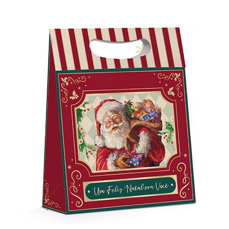 Caixa Para Presente New Plus Noel Carmin Natal  - 1 unidade - Cromus - Rizzo