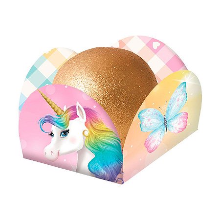 Porta Forminha - Unicórnio - 40 unidades - Festcolor - Rizzo