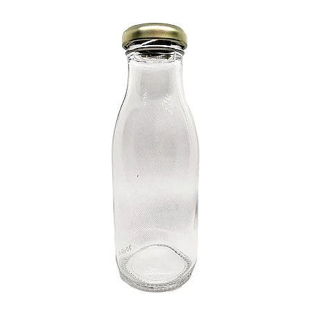 Garrafa Suco de Vidro com Tampa - 300ml - 1 unidade - Rizzo