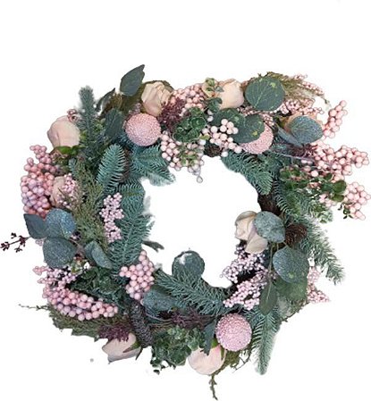 Guirlanda Berry Rosa - 64cm - 1 unidade - Rizzo