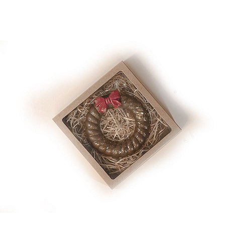Caixa de Guirlanda de Natal Branco - Ref.7081 - 5 unidades - Crystal  - Rizzo