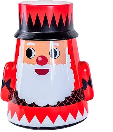 Lata Metalica - Papai Noel Floco de Neve  - 1 unidade - Cromus