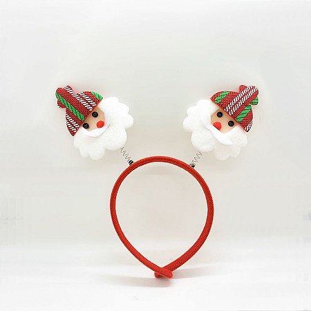 Tiara de Natal Papai Noel Gorro Listrado - 1 unidade - Rizzo