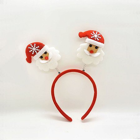 Tiara de Natal Papai Noel Floco de Neve - 1 unidade - Rizzo
