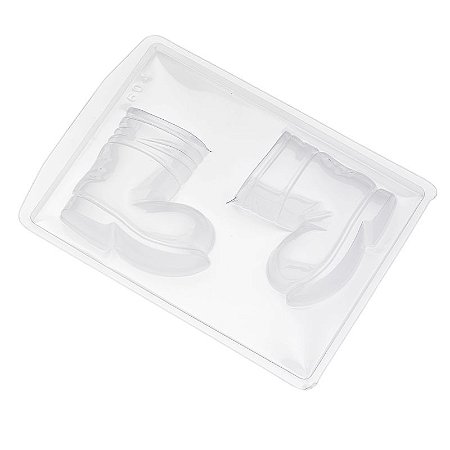 Forma de Acetato Bota de Natal G Ref. 604 Crystal Rizzo Confeitaria