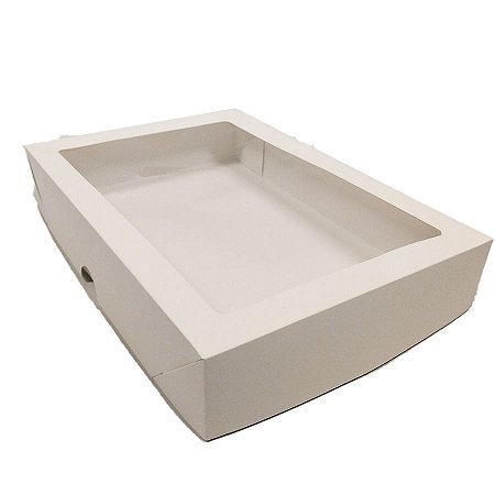 Caixa S26 - Visor - Branco - 37 x 25 x 6,5 - 10 unidades - Assk - Rizzo