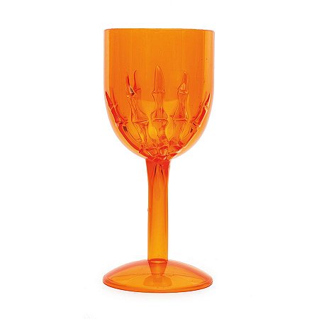 Taça Esqueleto Laranja  - 1 unidade - Cromus - Rizzo