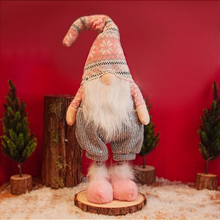 Papai Noel em Pé - 52 x 14cm - Cod.BT969 - 1 unidade -  - Rizzo