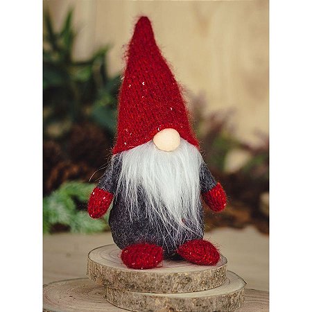 Noel Ruby em Pé - 22 x 11,5cm - Cod.BT888 - 1 unidade -  - Rizzo