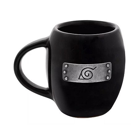Caneca de Porcelana Oval Aldeia da Folha Naruto - 350ml - 1 unidade - Zona Criativa - Rizzo