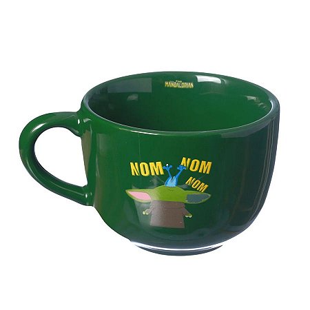 Caneca de Porcelana para Sopa Baby Yoda Star Wars The Mandalorian - 500ml - 1 unidade - Zona Criativa - Rizzo