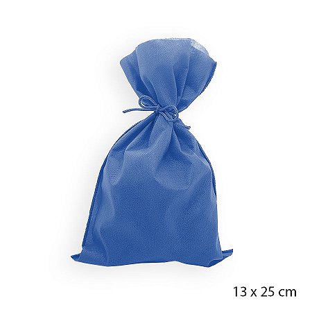 Saco para Surpresas em TNT - 13 x 25 cm - Azul Escuro - 10 unidades - Best Fest - Rizzo