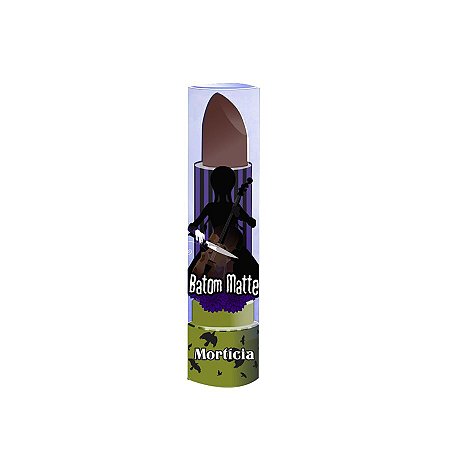 Batom Matte Wandinha Mortícia - Cor 03 - 2gr - 1 unidade - Rizzo