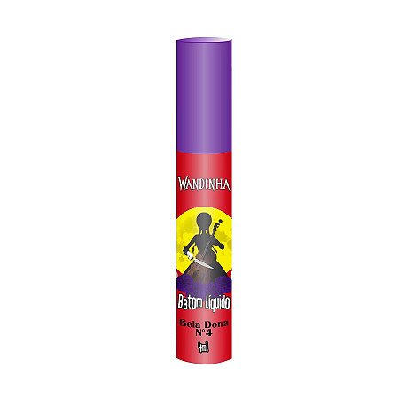 Batom Líquido Matte Wandinha Bela Dona - Cor 04 - 4ml - 1 unidade - Rizzo