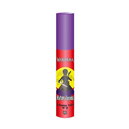 Batom Líquido Matte Wandinha Adams Girl - Cor 02 - 4ml - 1 unidade - Rizzo