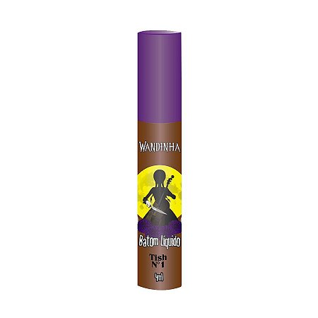 Batom Líquido Matte Wandinha Tish - Cor 01 - 4ml - 1 unidade - Rizzo