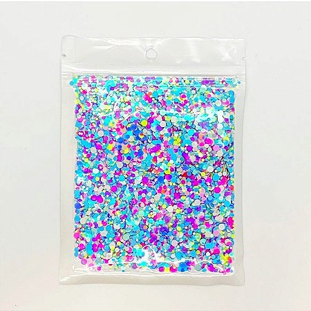 Confete Mix Bolinha Azul  - 1 Unidade - ArtLille - Rizzo