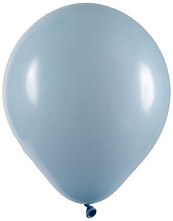 Balão de Festa Redondo Big Balão 25" - Azul Claro - 01 Unidade - Art-Latex - Rizzo