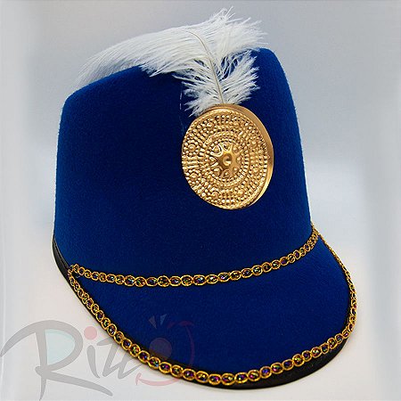 Adereço de Carnaval Chapéu Paquita - Azul - Mod:203 - 01 unidade - Rizzo
