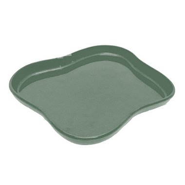 Bandeja Orgânica  - 18x14,5 cm -   Verde Musgo - 1 unidade - Só Boleiras - Rizzo