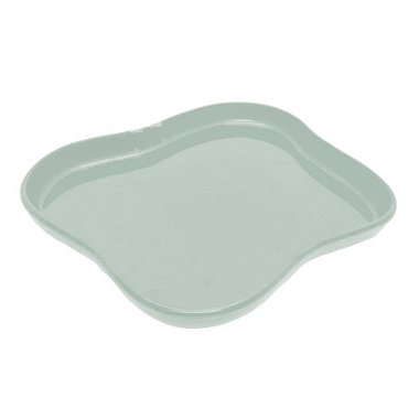 Bandeja Orgânica  - 18x14,5 cm -   Verde Menta - 1 unidade - Só Boleiras - Rizzo