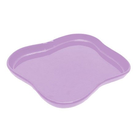 Bandeja Orgânica  - 18x14,5 cm -   Lilás - 1 unidade - Só Boleiras - Rizzo