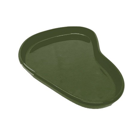 Bandeja Orgânica  - 17x11 cm -  Verde Musgo- 1 Unidade - 1 unidade - Só Boleiras - Rizzo