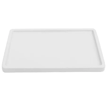 Bandeja Retangular 30x18cm Branco - 01 unidade - Só Boleiras - Rizzo Embalagens