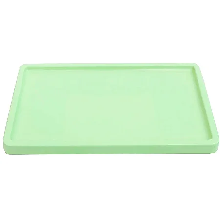 Bandeja Retangular 30x18cm Verde Água - 01 unidade - Só Boleiras - Rizzo Embalagens