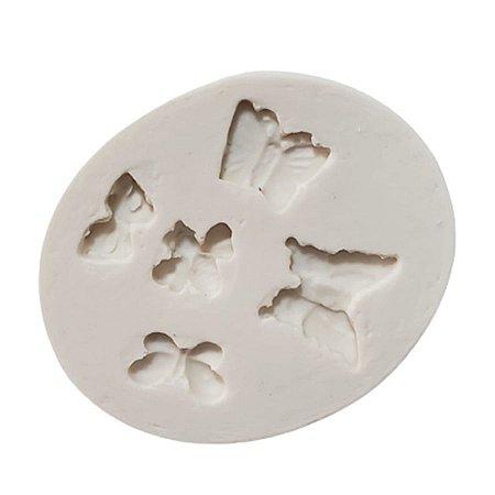 Molde De Silicone - 1842 - Borboletas - 1 unidade - Mazulli - Rizzo