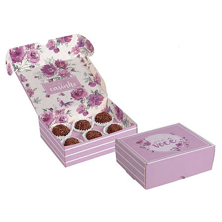 Caixa Para Brigadeiro Carla - 10 Unidades -  Cromus