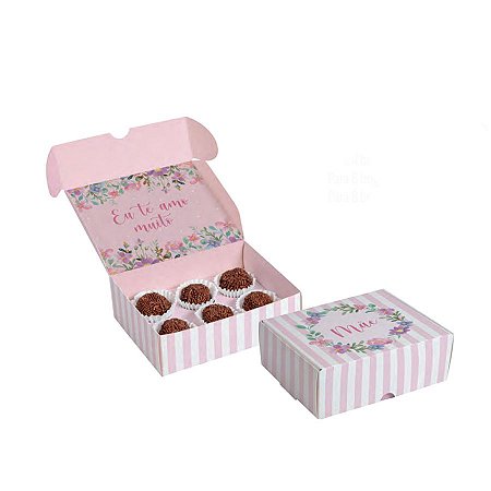 Caixa Melhor Mãe Para Brigadeiros - 10 Unidades - Cromus - Rizzo