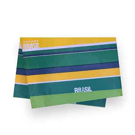 Papel Seda Brasil - 49x69cm - 10 Unidades - Cromus - Rizzo