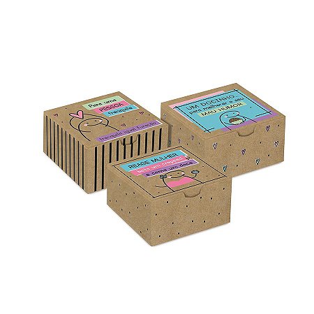Caixa Divertida P/ 6 Brigadeiros Sortidas Flork - 10 Unidades - Cromus - Rizzo