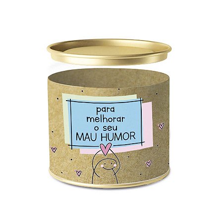 Lata Mau Humor P/ Bombons Flork - 1 Unidade - Cromus -