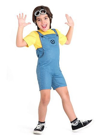 Fantasia Minions Curta Masculino G - 1 Unidade - Sula - Rizzo