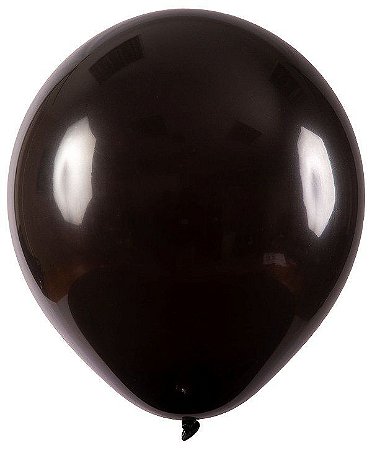 Balão de Festa Redondo Big Balão 25" - Preto - 01 Unidade - Art-Latex - Rizzo